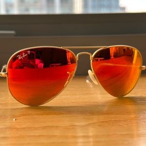 Ray-Ban Polarized Aviator Flash Lenses